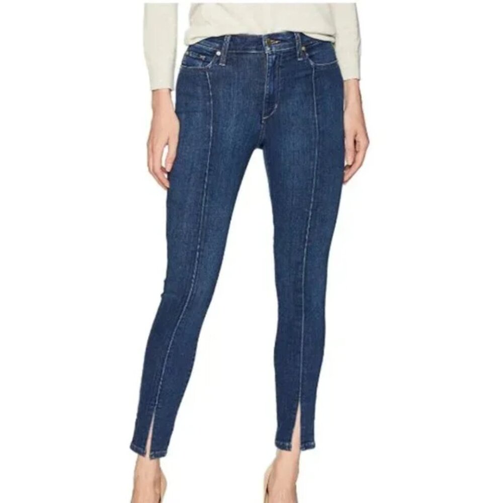 EUC Joe's Jeans Charlie High-Waisted Skinny Ankle Jeans with Slits